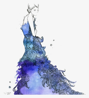 Fashion Illustration Watercolor Painting Illustrator - Illustration Water Color Fashion #2022952