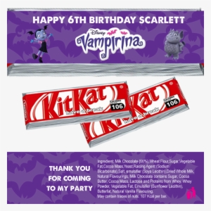 Vampirina Kitkat Wrappers #2023387