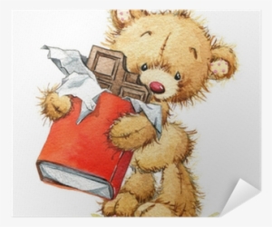 Cute Teddy Bear For Kid Birthday Background - Teddy Bear #2023390