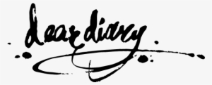 Primary Menu - Dear Diary Logo #2023622