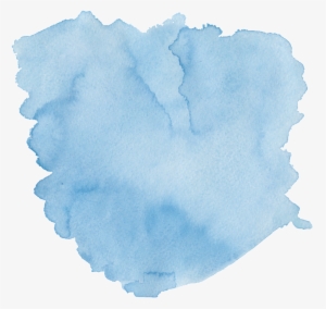 Blue Hand Painted Cartoon Watercolor Material - Watercolor Painting #2023877