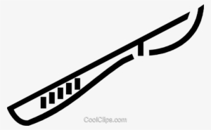 Scalpel Royalty Free Vector Clip Art Illustration Vc049030 - Bisturi Clipart #2024357