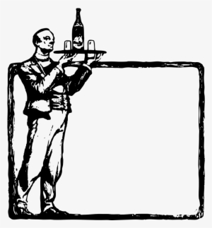 Cocktail Waiter Frame - Cocktail Frame #2025340