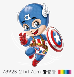 Capitan America Bebe Png - Cartoon #2025721