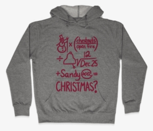 Christmas Equation Hoodie - Love Guys In Sweat Pants Hoodie: Funny Hoodie From #2025794