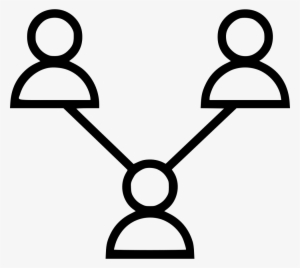 Connection Group Team Connected Online Comments - Networking Clipart Black And White #2026390