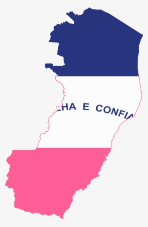 Flag Map Of Espirito Santo - Espirito Santo Flag Map #2026393