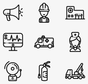 Emergency Services - Bar Icons #2026552