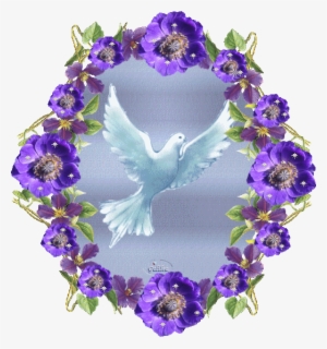 1) El Espíritu Santo Es Una Persona - Palomas Con Flores Y Frases #2026781