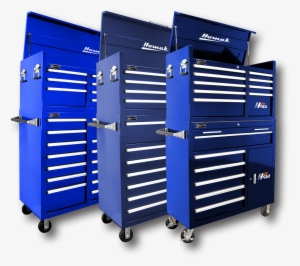 41in H2pro 6-drawer Rolling Cabinet Blue #2027395