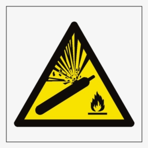 Explosive Sign Transparent Images Png - Falling Objects Hazard Sign #2027397