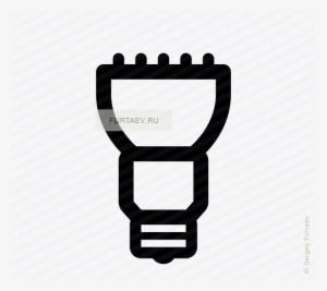 Vector Icon Of Energy Saving Lamp - Led Light Bulb Vector #2027504