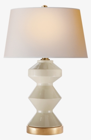 Weller Zig-zag Table Lamp In Coconut With Natural Paper #2027704