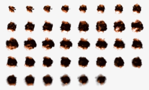 Same Sprite Sheet, Manually Color Corrected - Smoke Particle Sprite Sheet #2028007