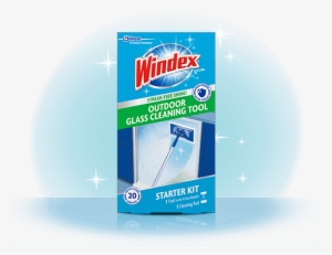 Get A Streak-free Shine In Half The Time - Windex All In One Outdoor Window Cleaner Kit #2028448