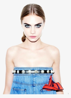 Blue, Cara Delevigne, Denim, Edited, Model, Pretty - Png Cara Delevingne #2028464