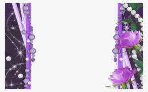 Transparent Purple Flower Frame Gallery Yopriceville - Tuesday God Spoken Word Ministries Quotes #2028554