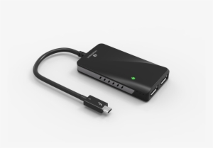 Thunderbolt™ 3 Usb-c To Dual 4k Displayport Adapter - Displayport #2028798