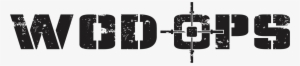 Wod Ops Alone Transparent Png - Graphic Design #2029692