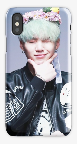 Min Yoongi ~ Bts Suga Iphone X Snap Case - Suga With A Headband #2029739