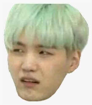 Suga Agustd Btssuga Bts Memesuga Yoongi Minyoongi - Min Yoongi Transparent Face #2029765