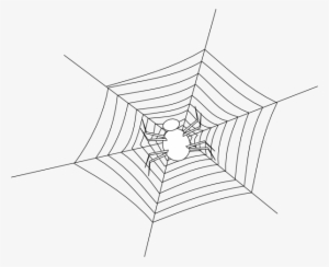 Spider On Web Clipart Source #2029842