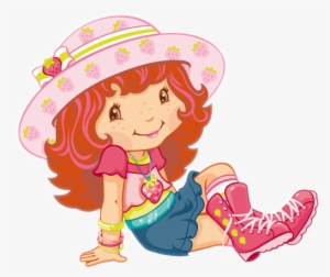 Charlotte Aux Fraises Posant Assise - Strawberry Shortcake Tv Show 2007 #2030466