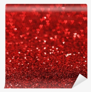 Red Glitter Background Wall Mural • Pixers® • We Live - Fundo Vermelho Glitter #2031222
