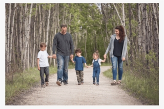 Family Walking In Forrest #2031289