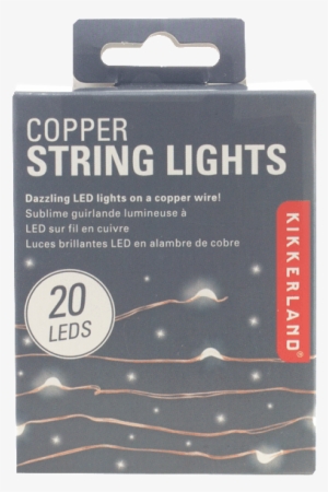 Kikkerland Copper String Lights #2031450