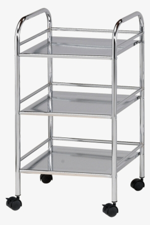 Blue Hills Studio Storage Cart, 3 Shelves, Chrome - Blue Hills Studio Sh3bk 3-shelf Storage Cart - Black #2031711 Blue Hills Studio Storage Cart, 3 Shelves, Chrome - Blue Hills Studio Sh3bk 3-shelf Storage Cart - Black #2031711
