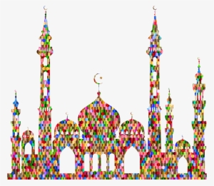 This Free Icons Png Design Of Chromatic Hex Grid Mosque #2032037