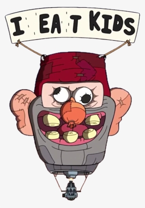 A Transparent Balloon If You Want To Put It Into Your - Gravity Falls I Eat Kids #2032364