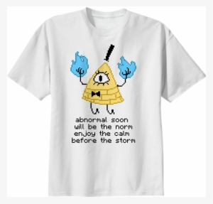 Shop Pixel Bill Cipher Cotton T-shirt By Kasumiblu #2032367