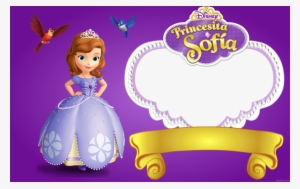 Invitacion Princesa Sofia Png Clipart Convite Birthday - Princesita Sofia / Various - Cd #2032747