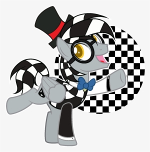 Mintoria, Base Used, Bowtie, Glasses, Hat, Male, Oc, - Checkers & Racecars Round Beach Towel (personalized) #2033310