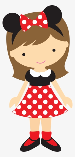 Library Minus Say Hello Clip - Menina Minnie #2033493