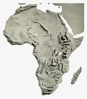 This Free Icons Png Design Of Africa Relief Map 2 #2033669