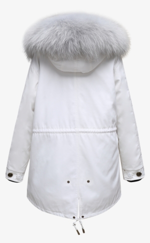 White Parka Grey Mermaid Fox - White Parka #2033671
