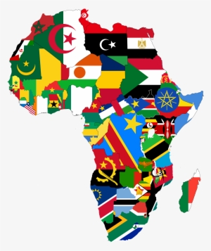 Africa Flag Png - Map Of Africa Flags #2033812