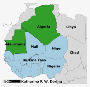 Map Ecowas Regions - Algeria #2034480