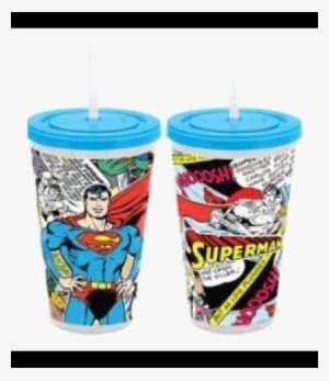 Superman Comic Tumbler With Straw - Homegardenpets #2034923