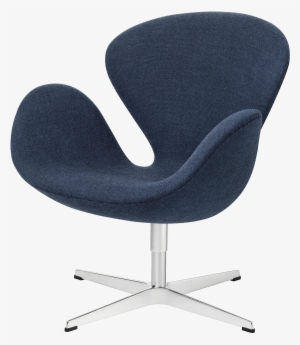 Swan Lounge Chair In Fritz Hansen Colour Blue - Swan #2035466