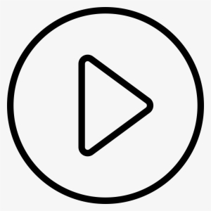 Play Outlined Circular Button - Unicode Arrow In Circle #2035987