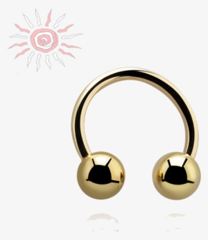 Circular Barbell, Piercing Para El Labio,nariz, Oreja, - Surgical Stainless Steel #2035992