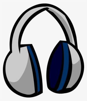 Blue Headphones Icon Png #2036683