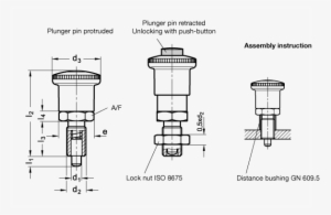 Gn 414 - 1 Steel - Verriegelungsbolzen #2036828