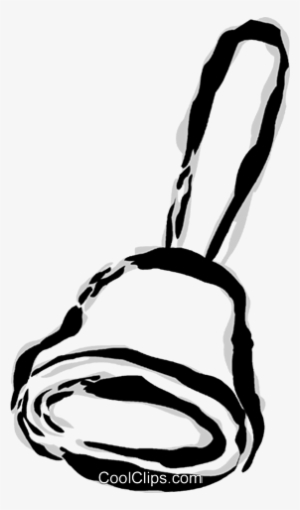 Toilet Plunger Royalty Free Vector Clip Art Illustration #2037326