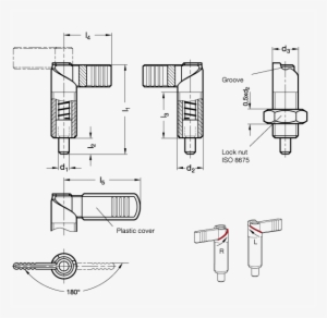 Stainless Steel-cam Action Indexing Plungers With 180° - Rastfunktion #2037478
