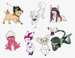 Clip Royalty Free Download Hunterxhunter Chibis By - Hunter X Hunter 2011 Pouf Chibi #2037992